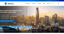 Desktop Screenshot of dextragroup.com